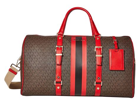 michael michael kors bedford travel signature large duffel bag|bedford holiday bag.